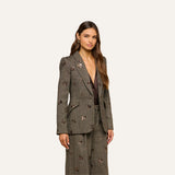 L'AGENCE - Chamberlain Sequined Blazer