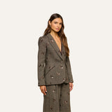 L'AGENCE - Chamberlain Sequined Blazer