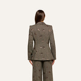 L'AGENCE - Chamberlain Sequined Blazer