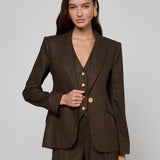 L'AGENCE - Chamberlain Pinstriped Blazer
