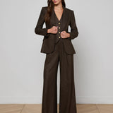 L'AGENCE - Chamberlain Pinstriped Blazer