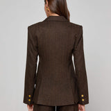 L'AGENCE - Chamberlain Pinstriped Blazer