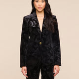 L'AGENCE - Chamberlain Velvet Blazer