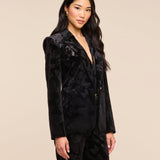 L'AGENCE - Chamberlain Velvet Blazer