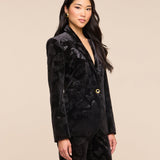 L'AGENCE - Chamberlain Velvet Blazer