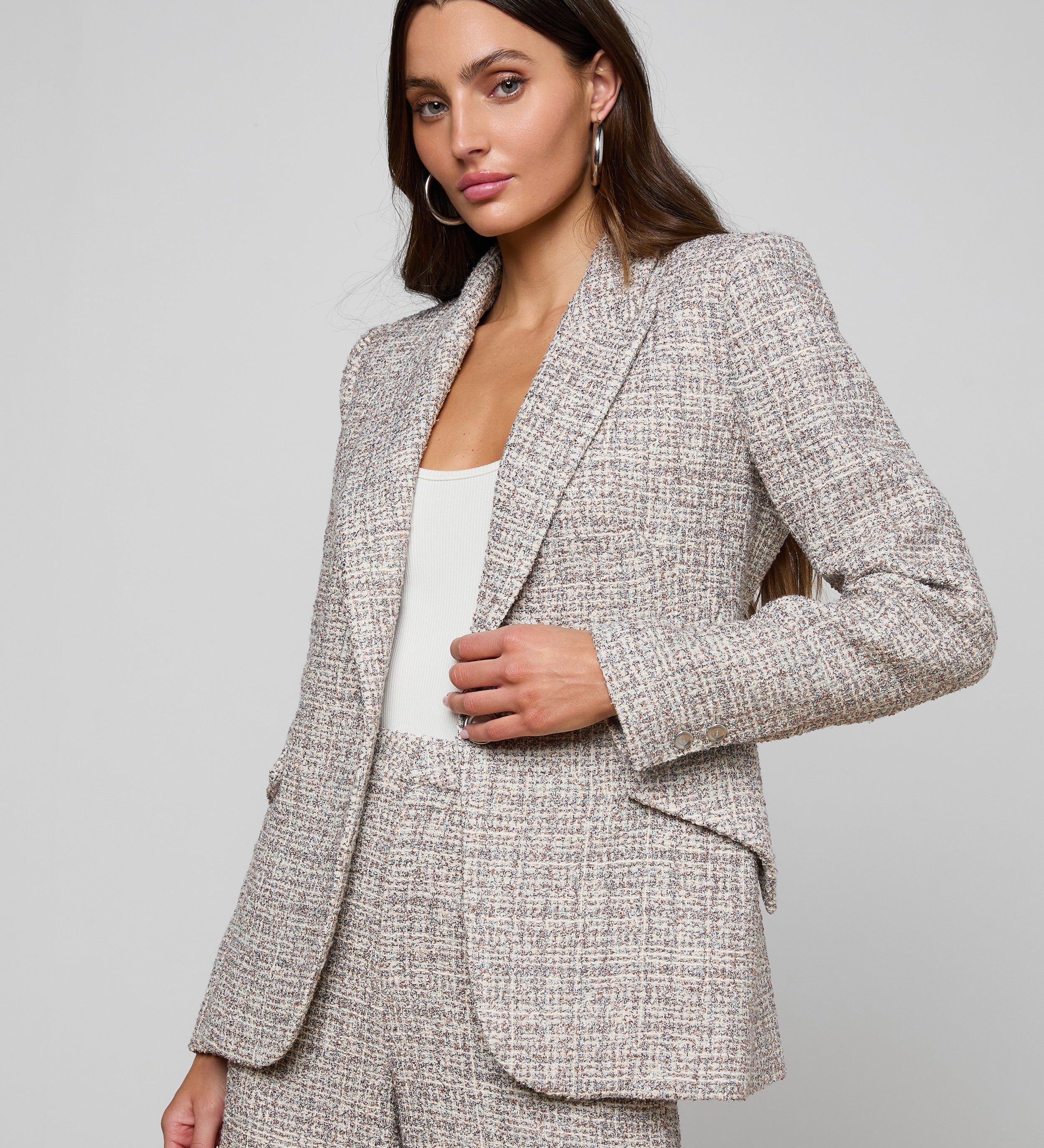 L'AGENCE - Chamberlain Tweed Blazer