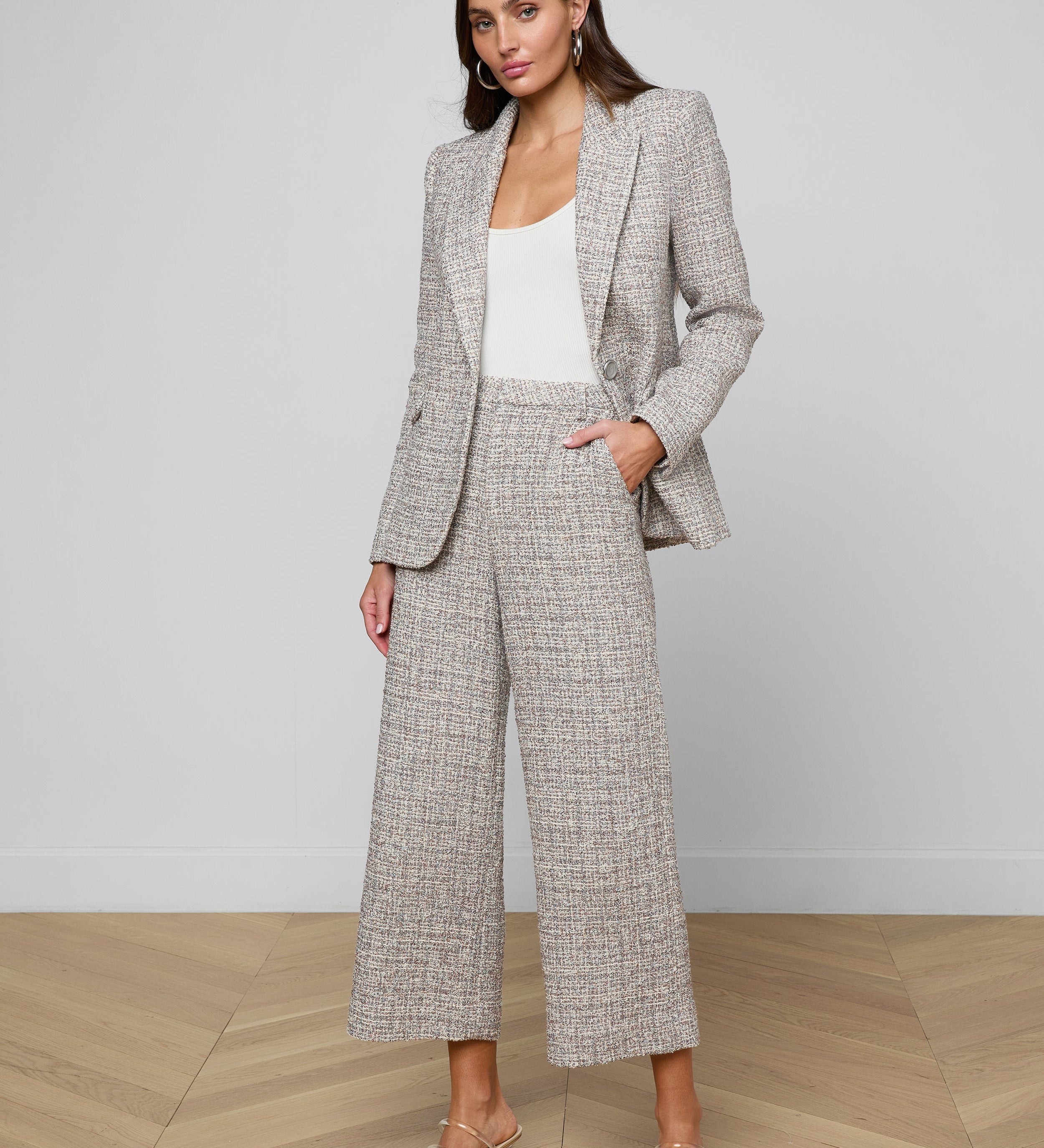L'AGENCE - Chamberlain Tweed Blazer