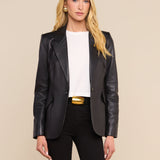 L'AGENCE - Chamberlain Leather Blazer