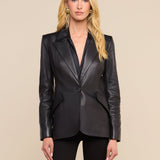 L'AGENCE - Chamberlain Leather Blazer