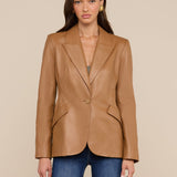L'AGENCE - Chamberlain Leather Blazer
