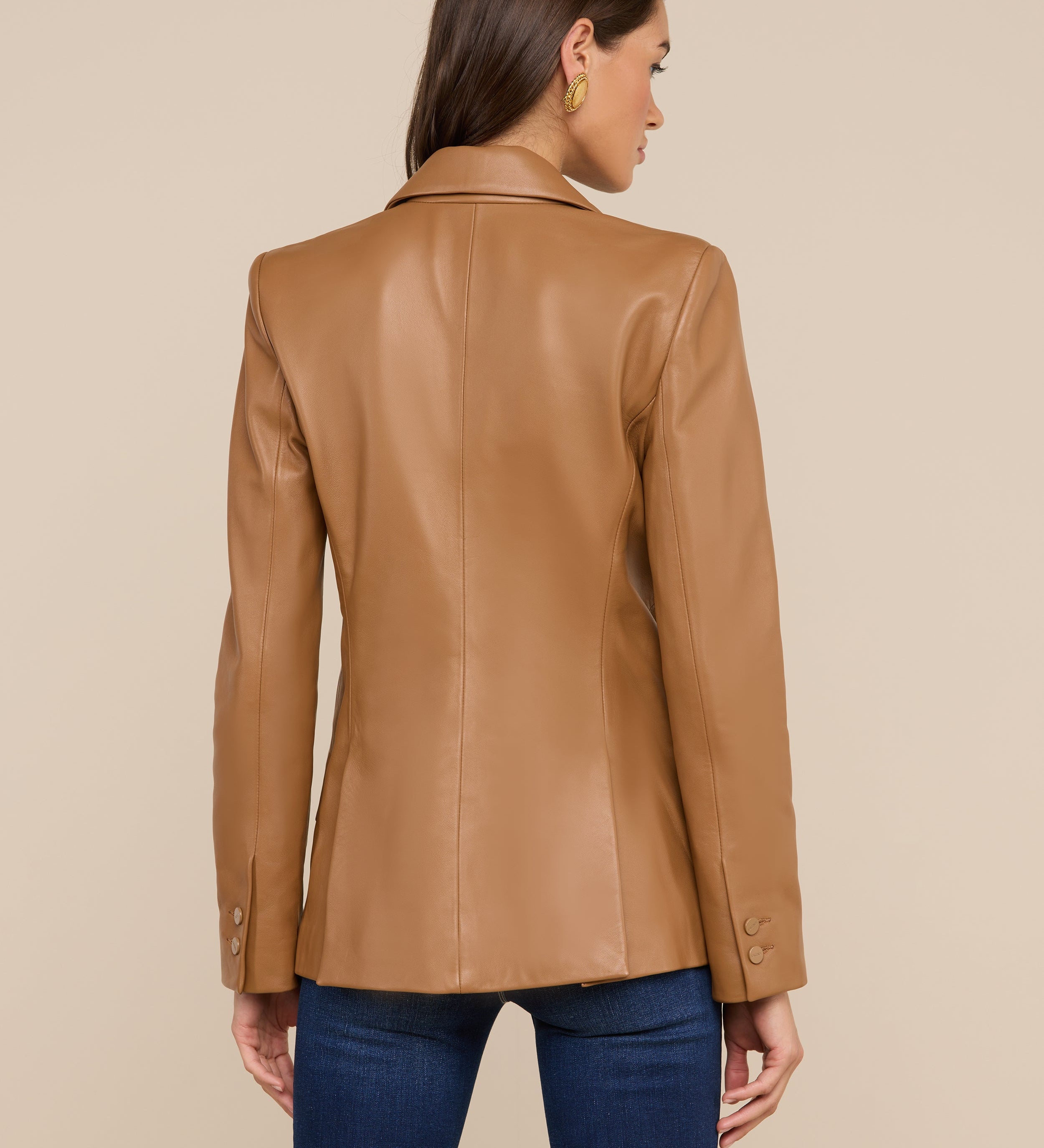L'AGENCE - Chamberlain Leather Blazer