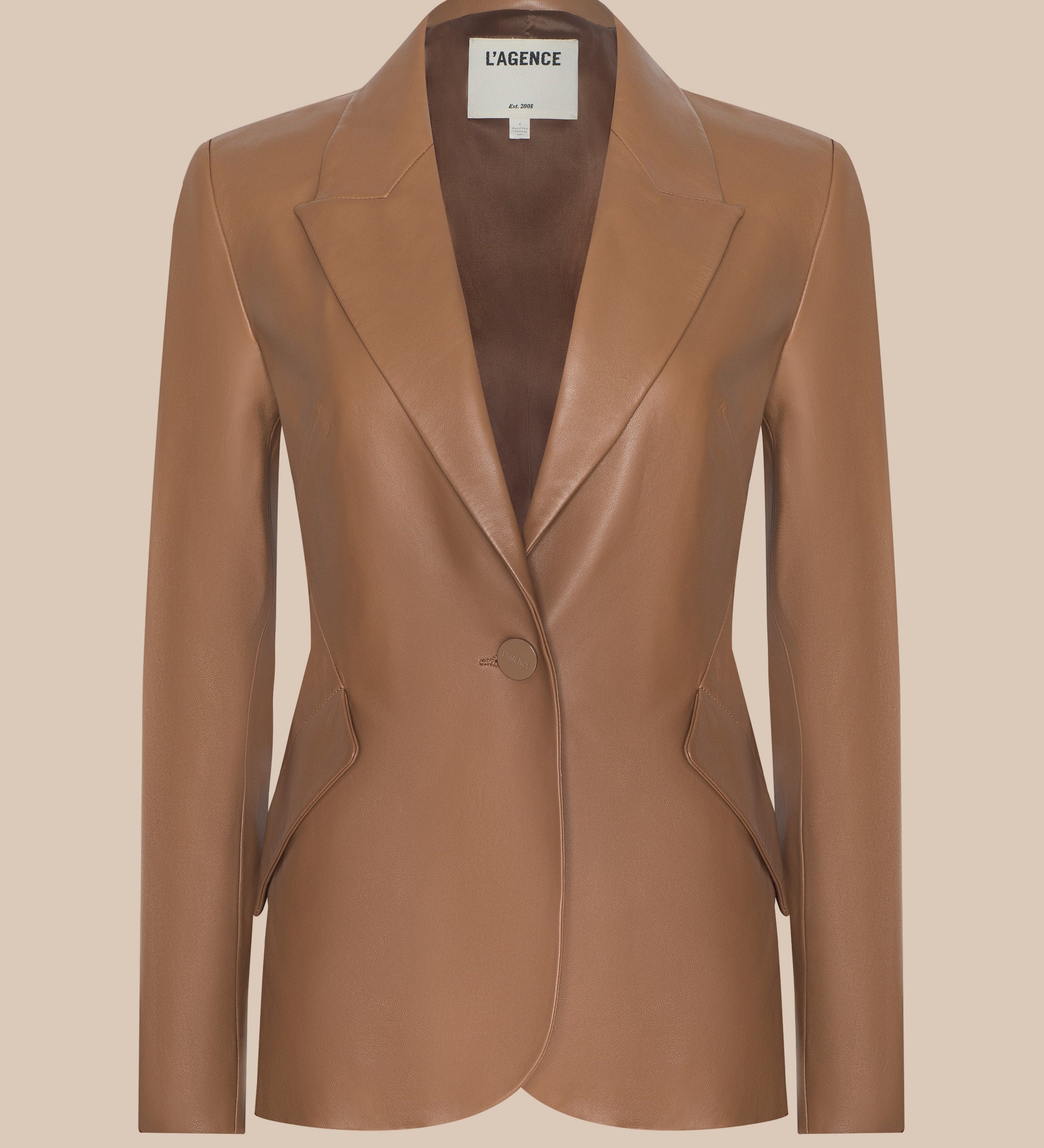 L'AGENCE - Chamberlain Leather Blazer