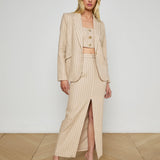 L'AGENCE - Chamberlain Pinstriped Blazer