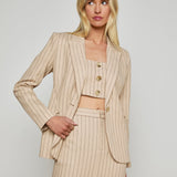 L'AGENCE - Chamberlain Pinstriped Blazer