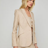 L'AGENCE - Chamberlain Pinstriped Blazer