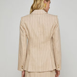 L'AGENCE - Chamberlain Pinstriped Blazer