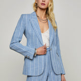 L'AGENCE - Chamberlain Pinstriped Blazer