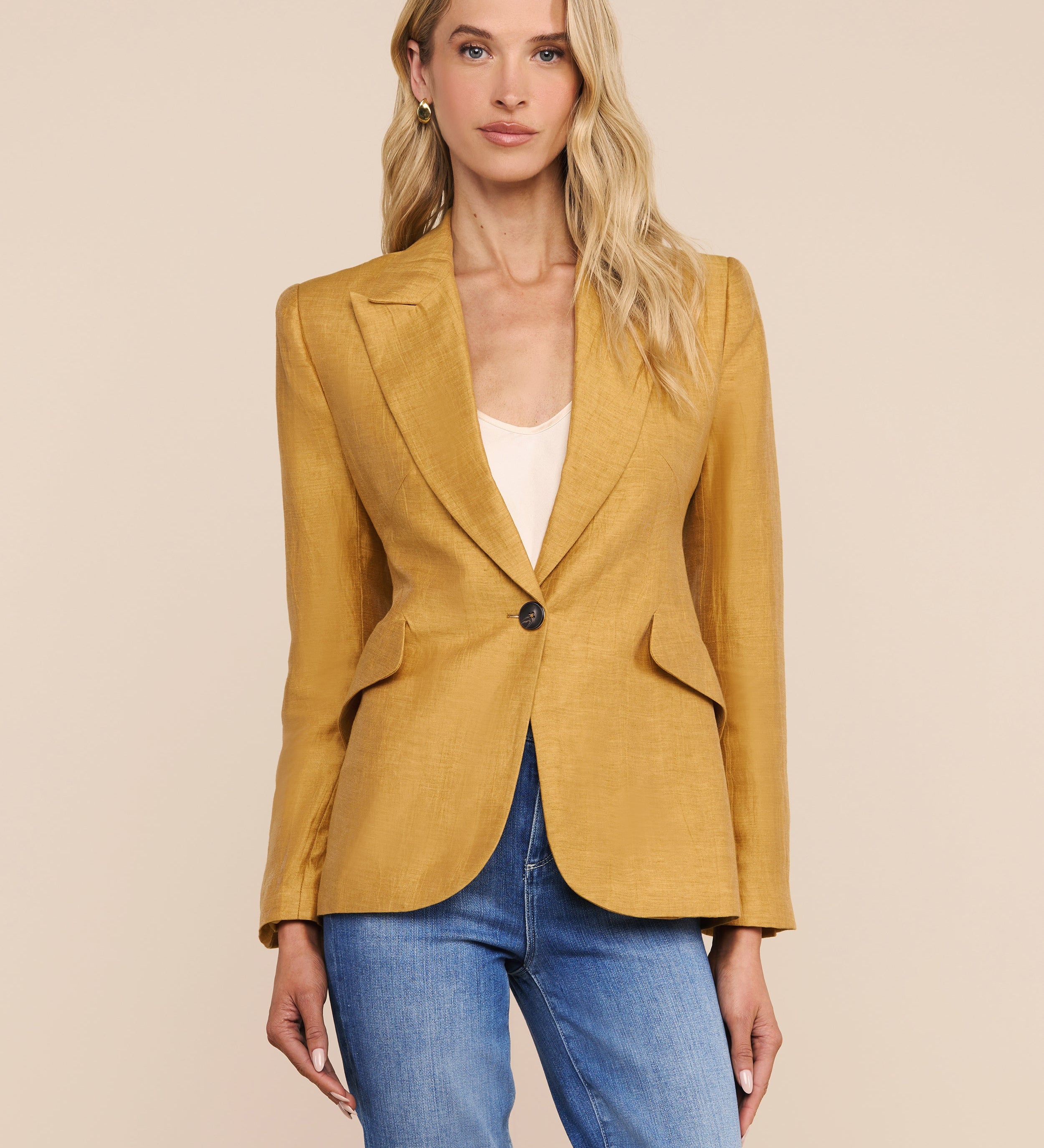 L'AGENCE - Chamberlain Linen - Blend Blazer