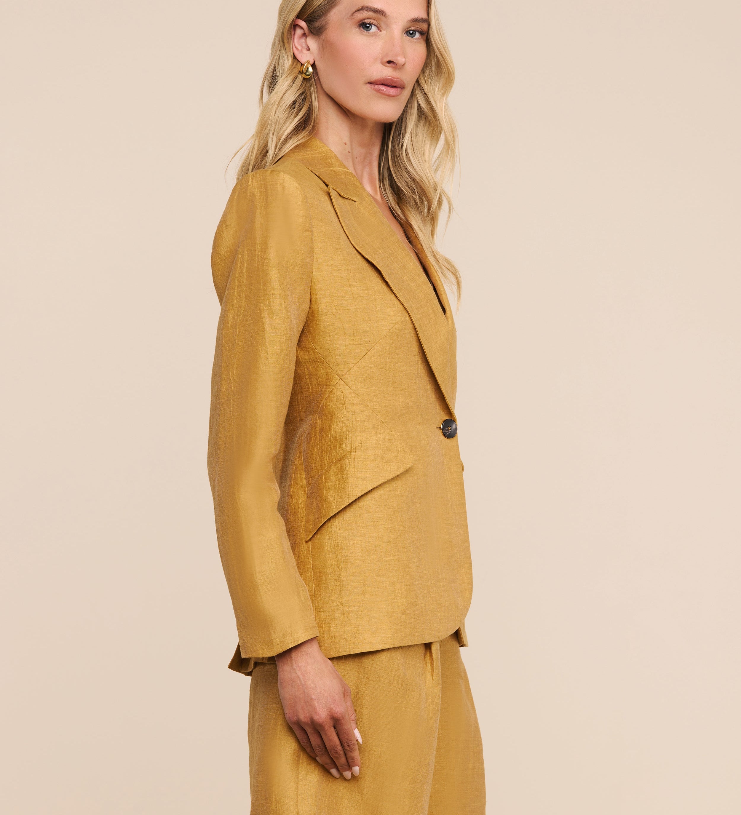 L'AGENCE - Chamberlain Linen - Blend Blazer