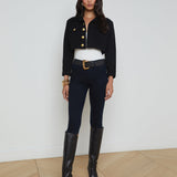 L'AGENCE - Genevie Cropped Denim Jacket