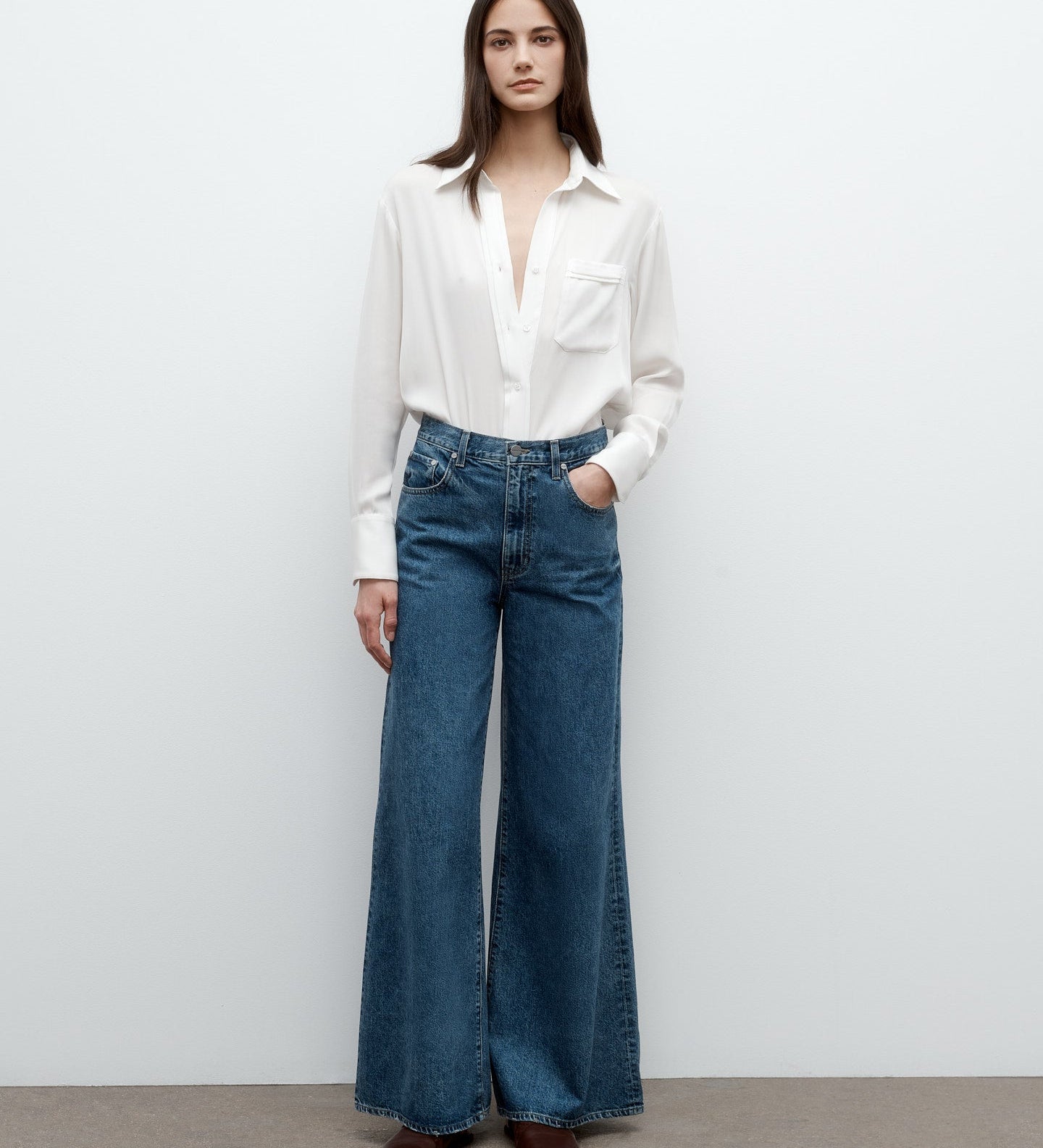 TWP - New Joey Shirt in Silk Georgette