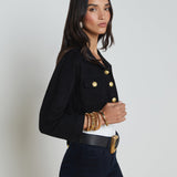 L'AGENCE - Genevie Cropped Denim Jacket