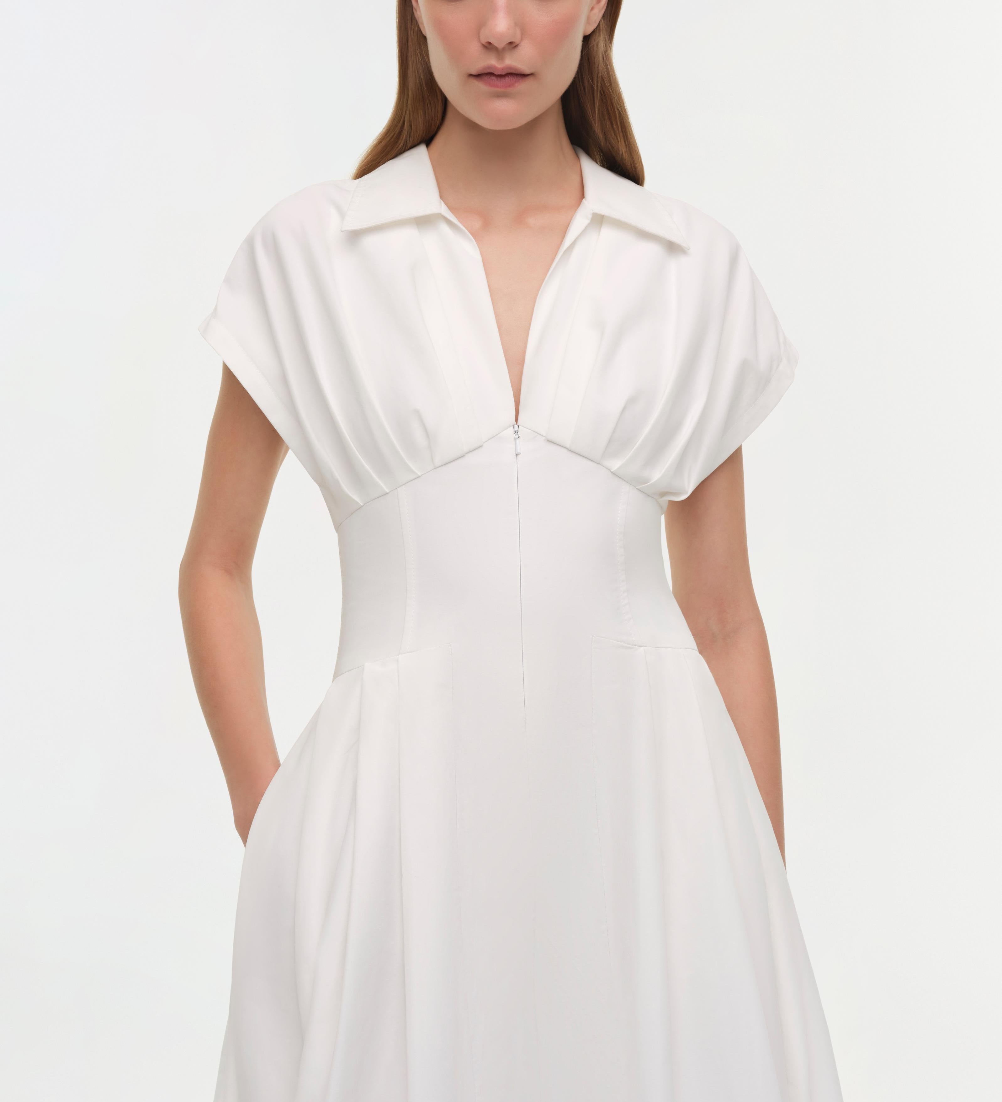 Simkhai - Farlow Cotton Faille Midi Dress