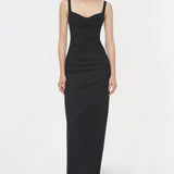 Simkhai - Cabot Sculpted Scuba Maxi Dress