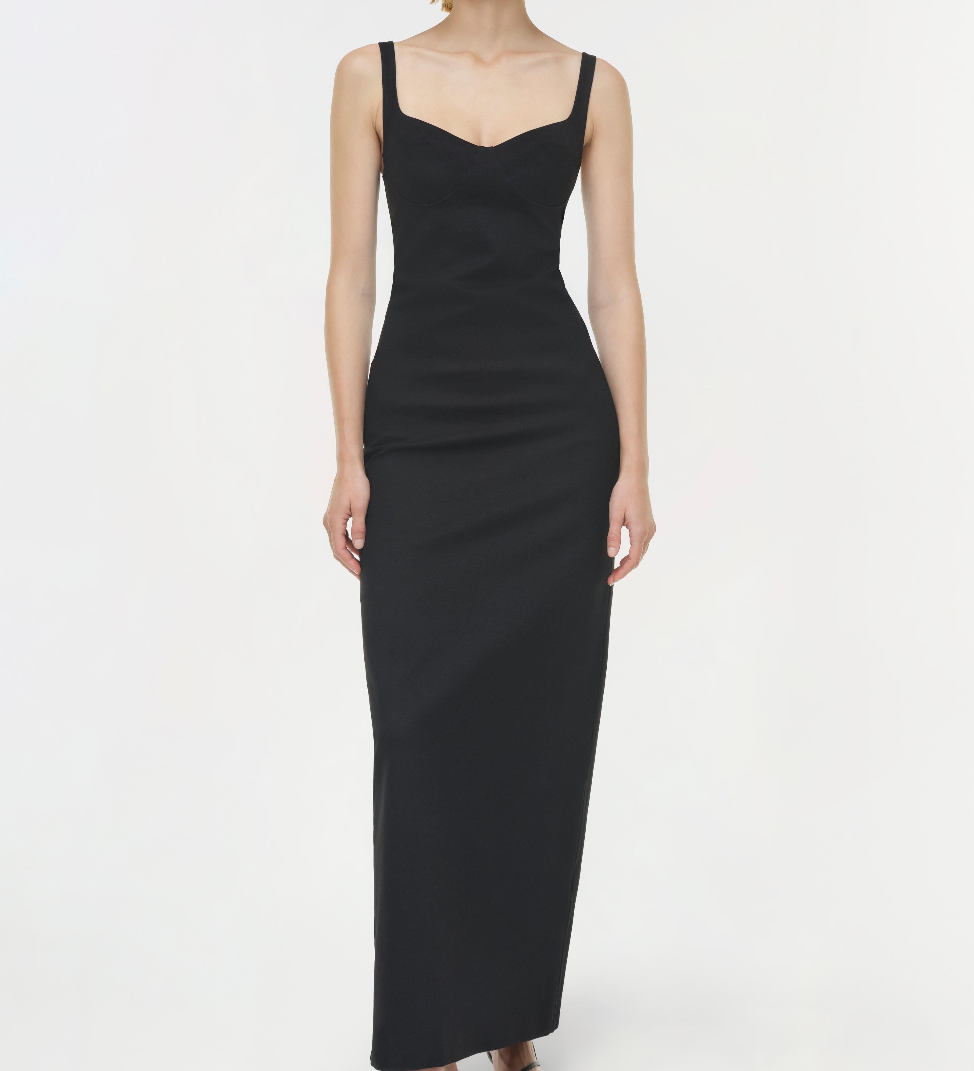 Simkhai - Cabot Sculpted Scuba Maxi Dress