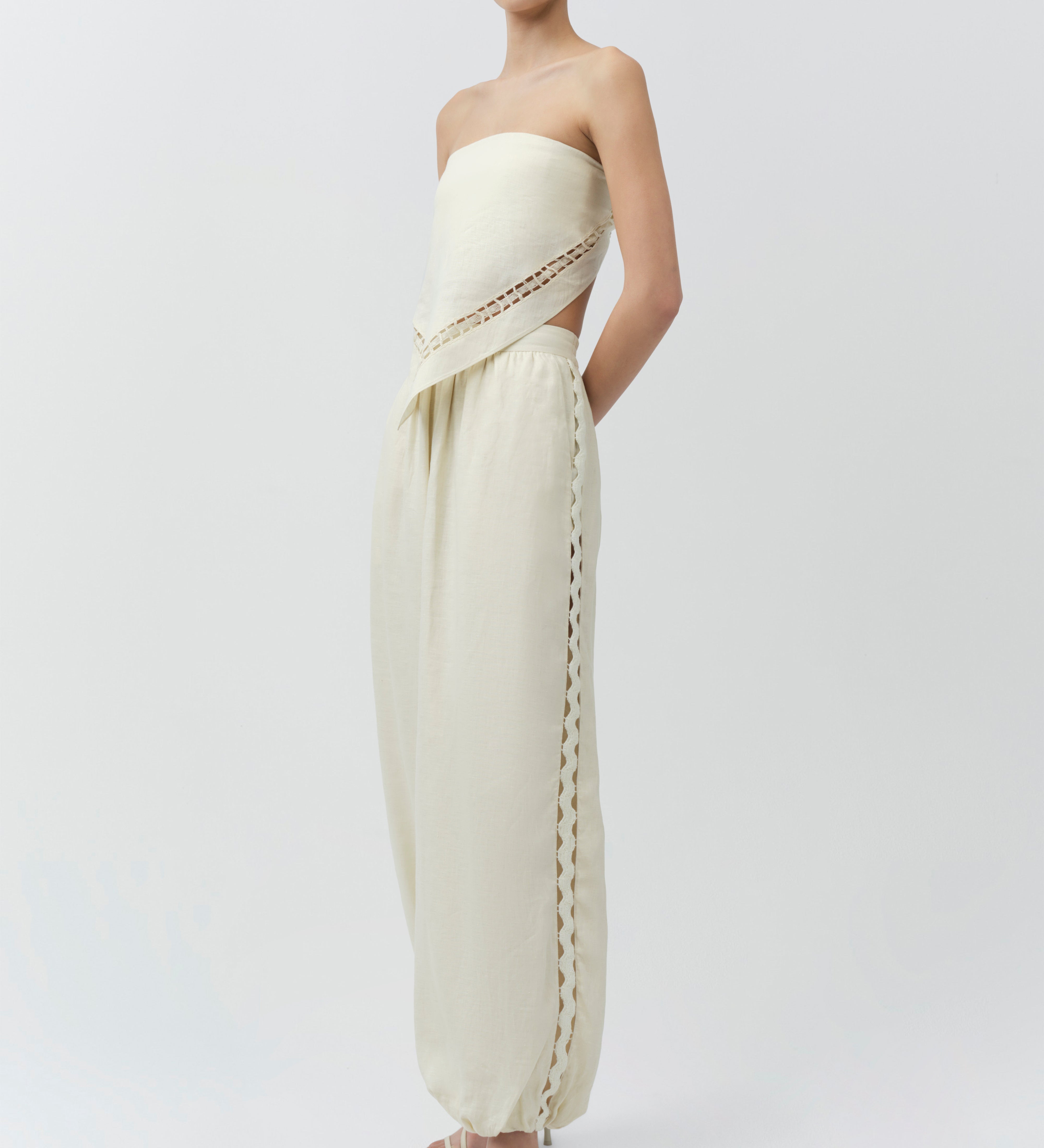 Simkhai - Selah Linen Lace Balloon Pant