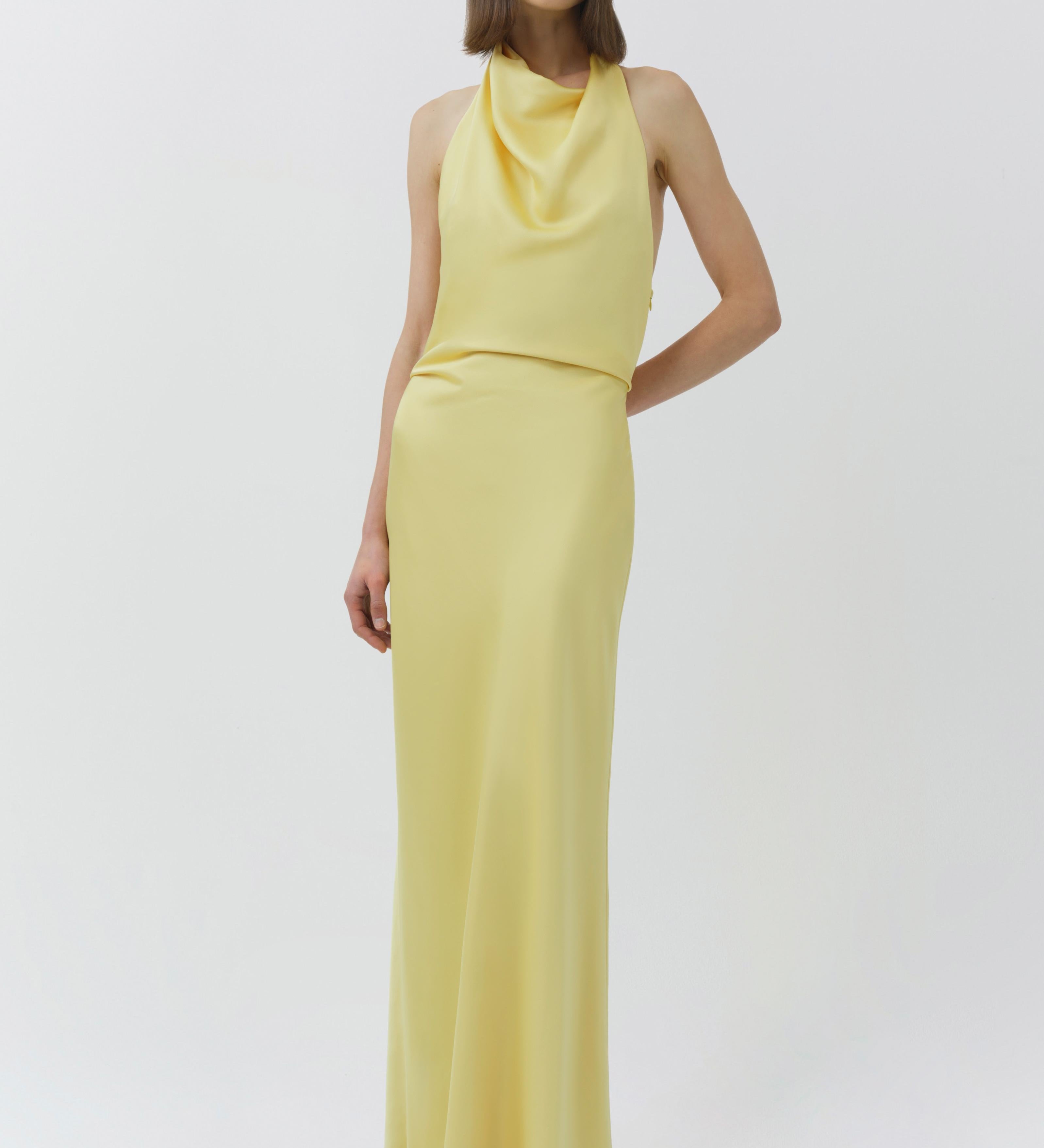 Simkhai - Reannon Draped Satin Gown