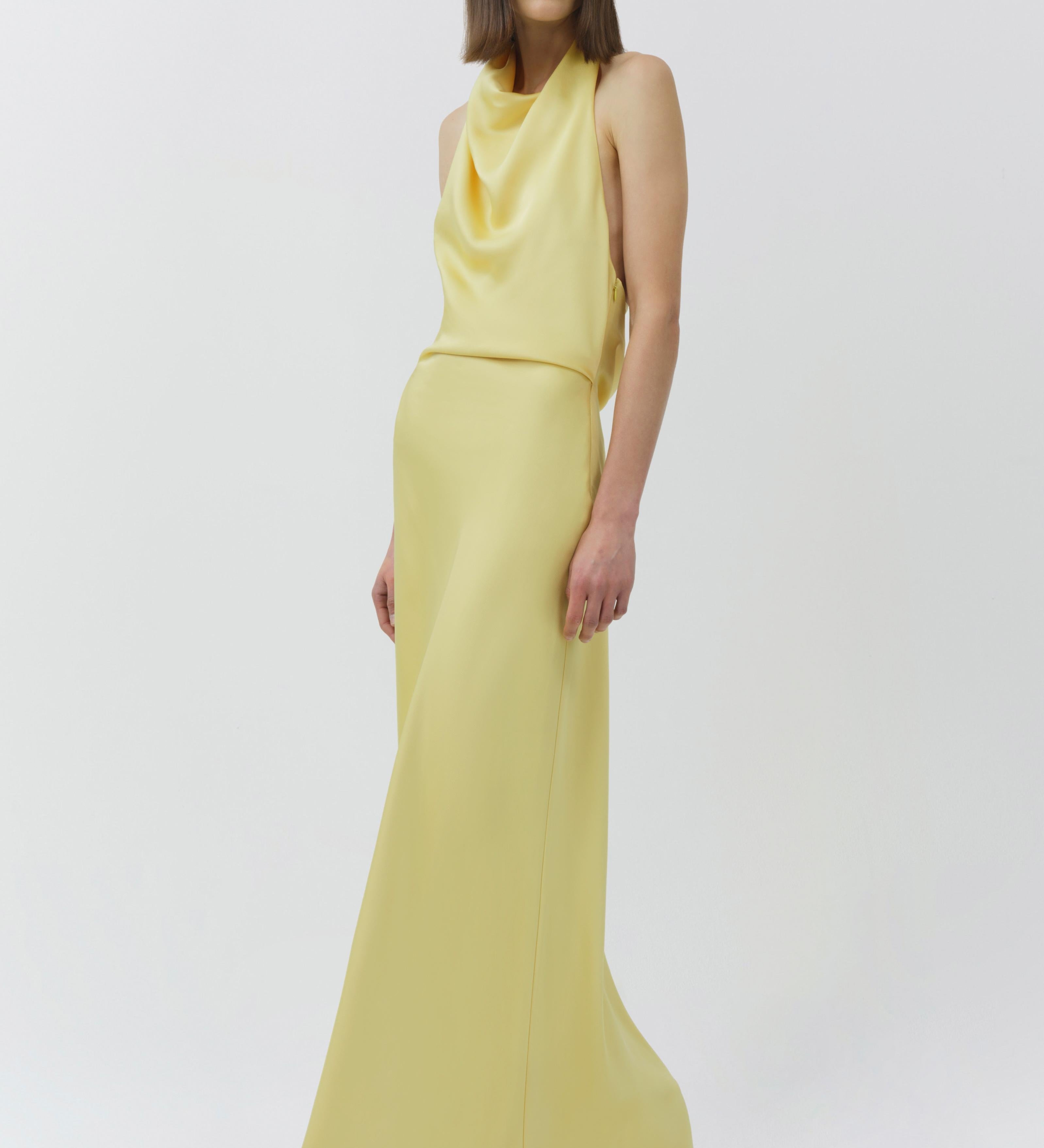 Simkhai - Reannon Draped Satin Gown