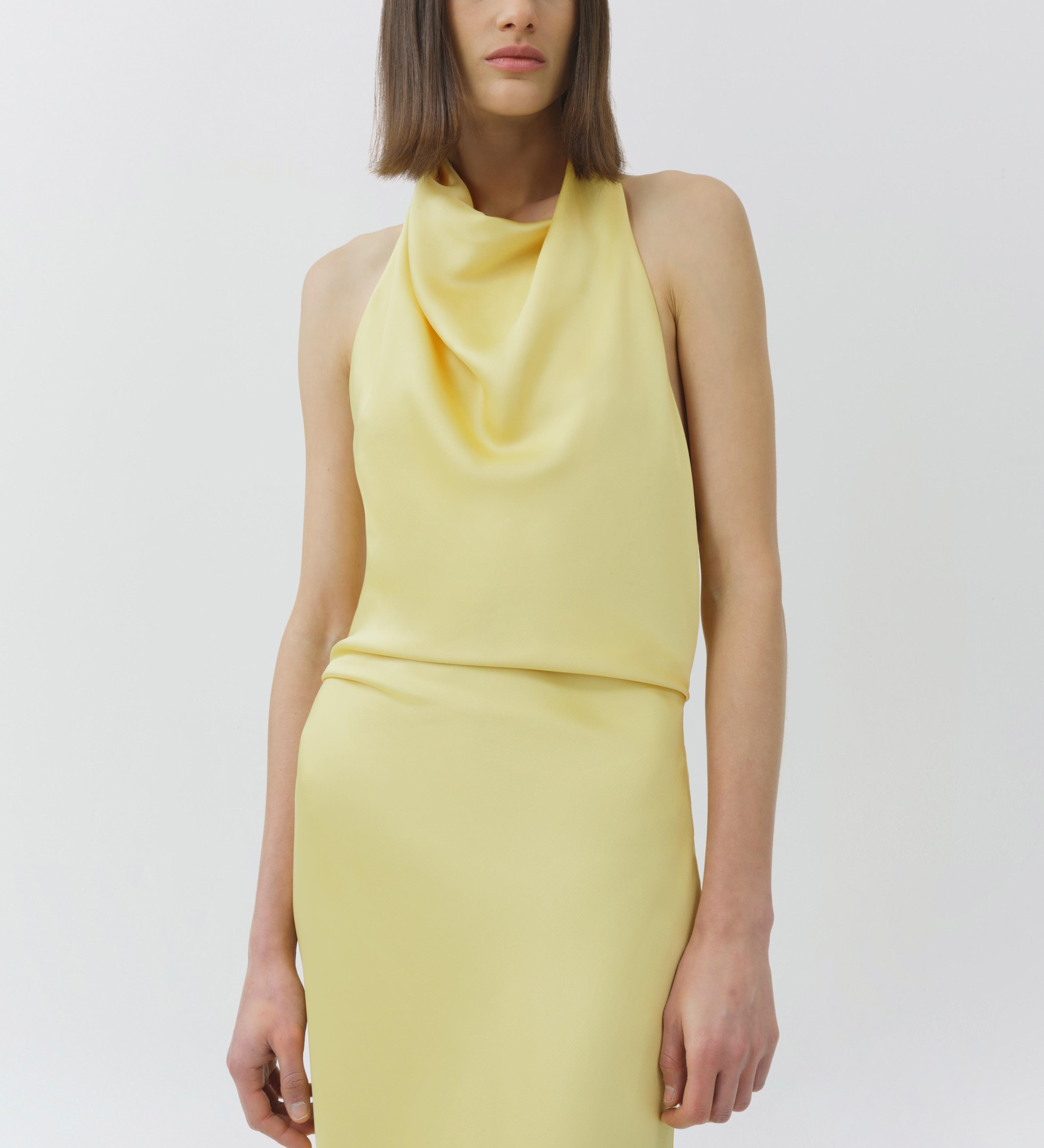Simkhai - Reannon Draped Satin Gown