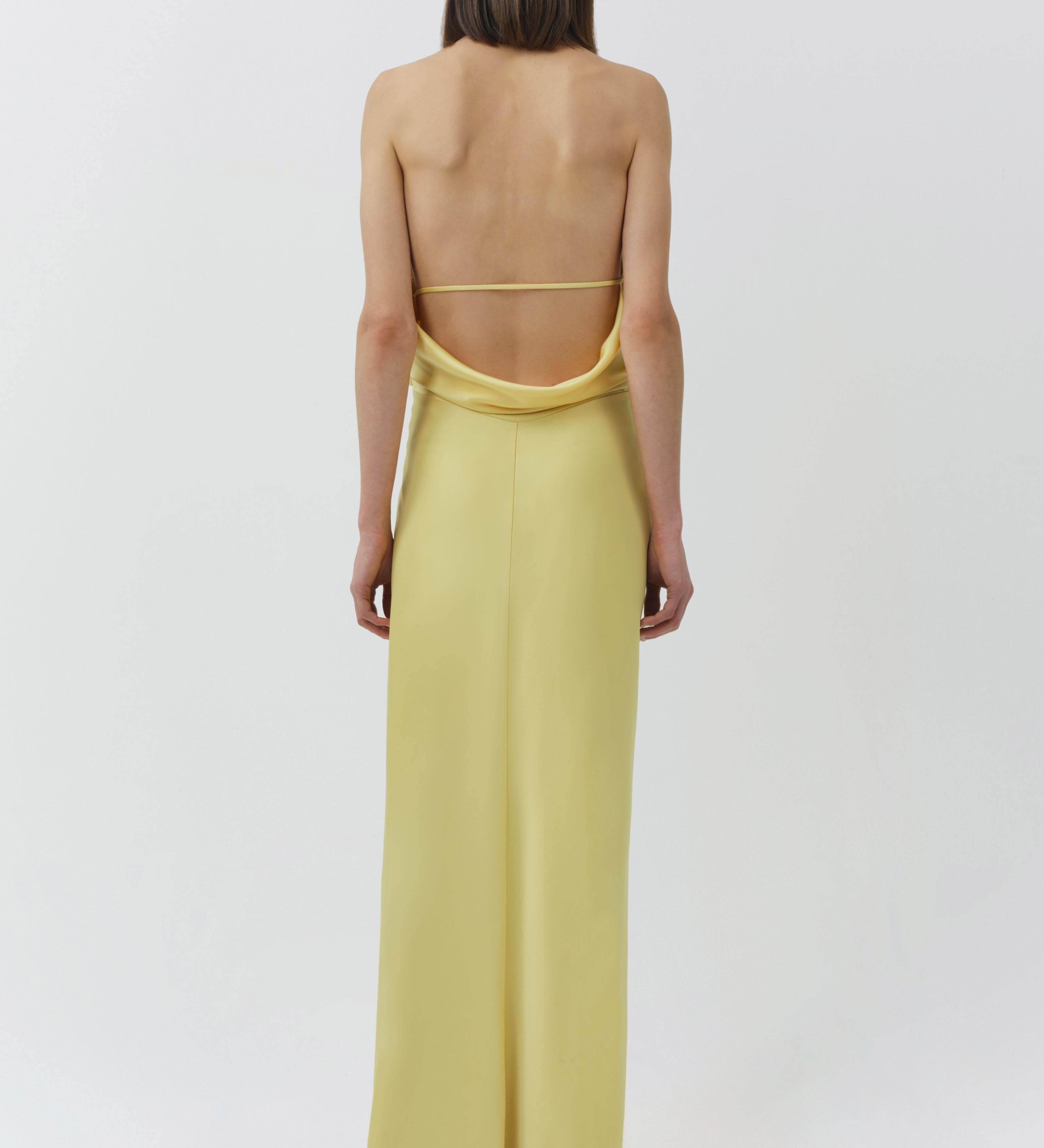 Simkhai - Reannon Draped Satin Gown