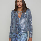 L'AGENCE - Biker Leather Jacket