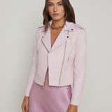 L'AGENCE - Biker Leather Jacket