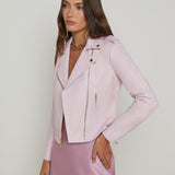 L'AGENCE - Biker Leather Jacket