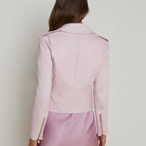 L'AGENCE - Biker Leather Jacket