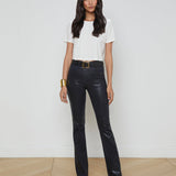 L'AGENCE - Ruth Coated Straight-Leg Jean