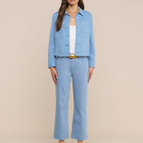 L'AGENCE - Wanda Cropped Wide - Leg Jean