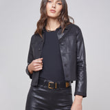 L'AGENCE - Janelle Coated Denim Jacket