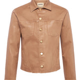 L'AGENCE - Janelle Coated Denim Jacket