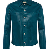 L'AGENCE - Janelle Coated Denim Jacket