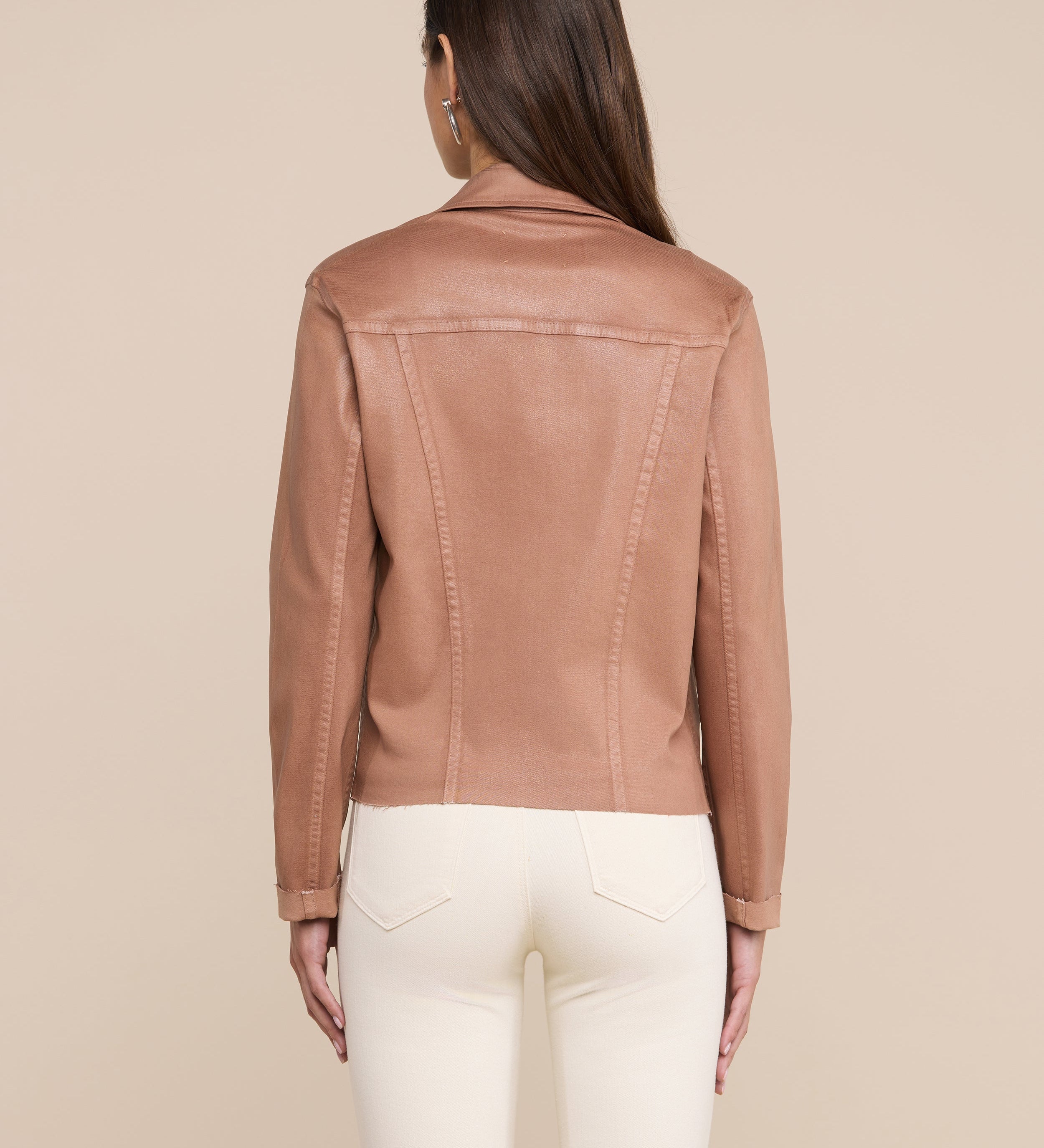 L'AGENCE - Janelle Coated Jean Jacket