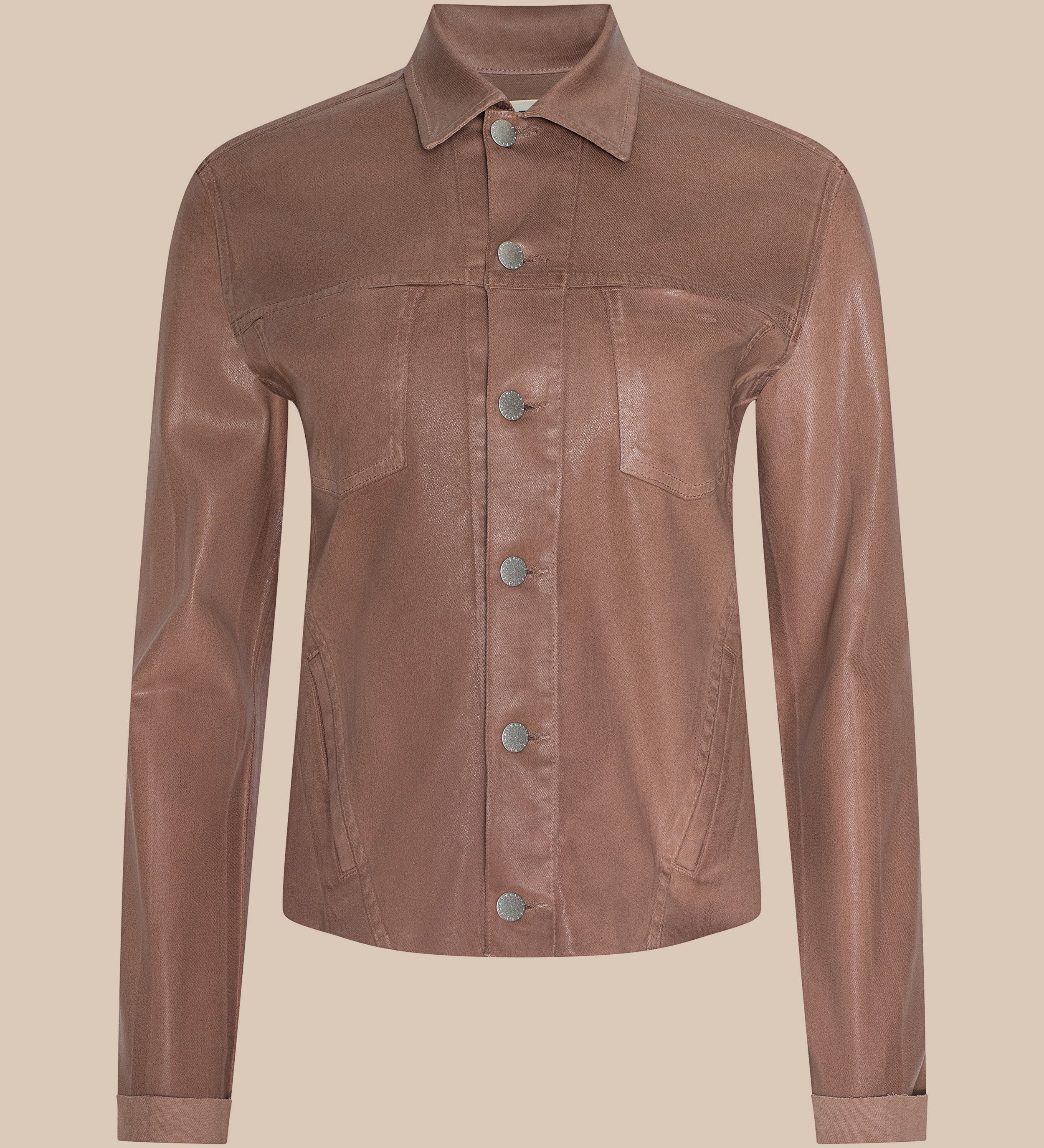 L'AGENCE - Janelle Coated Jean Jacket