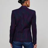 L'AGENCE - Kenzie Pinstriped Blazer