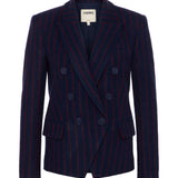L'AGENCE - Kenzie Pinstriped Blazer