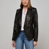 L'AGENCE - Kenzie Leather Blazer