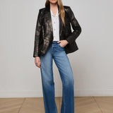 L'AGENCE - Kenzie Leather Blazer
