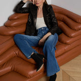 L'AGENCE - Kenzie Leather Blazer